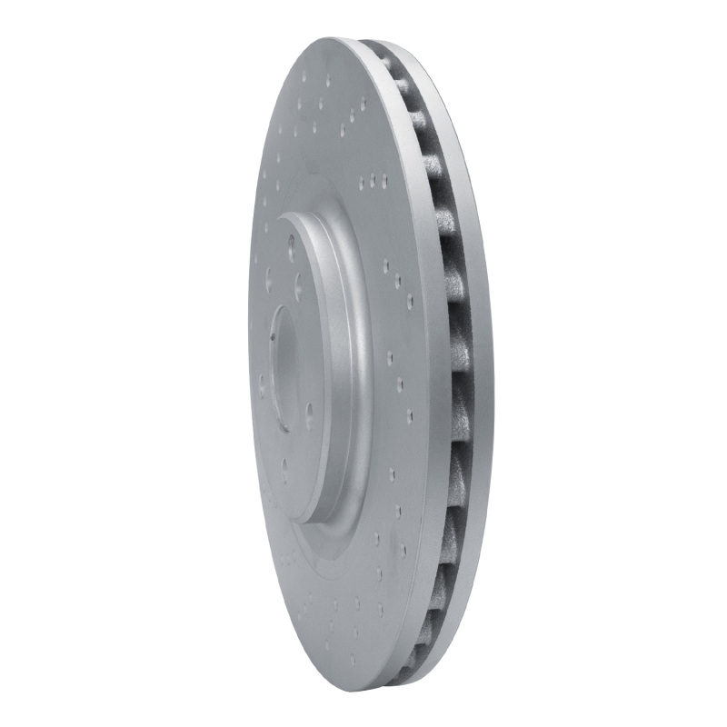 Mercedes-Benz CLK55 AMG Brake Rotor (1) - Front - R1 Concepts - GEOSPEC Coated Rotor - Drilled - `03-`07